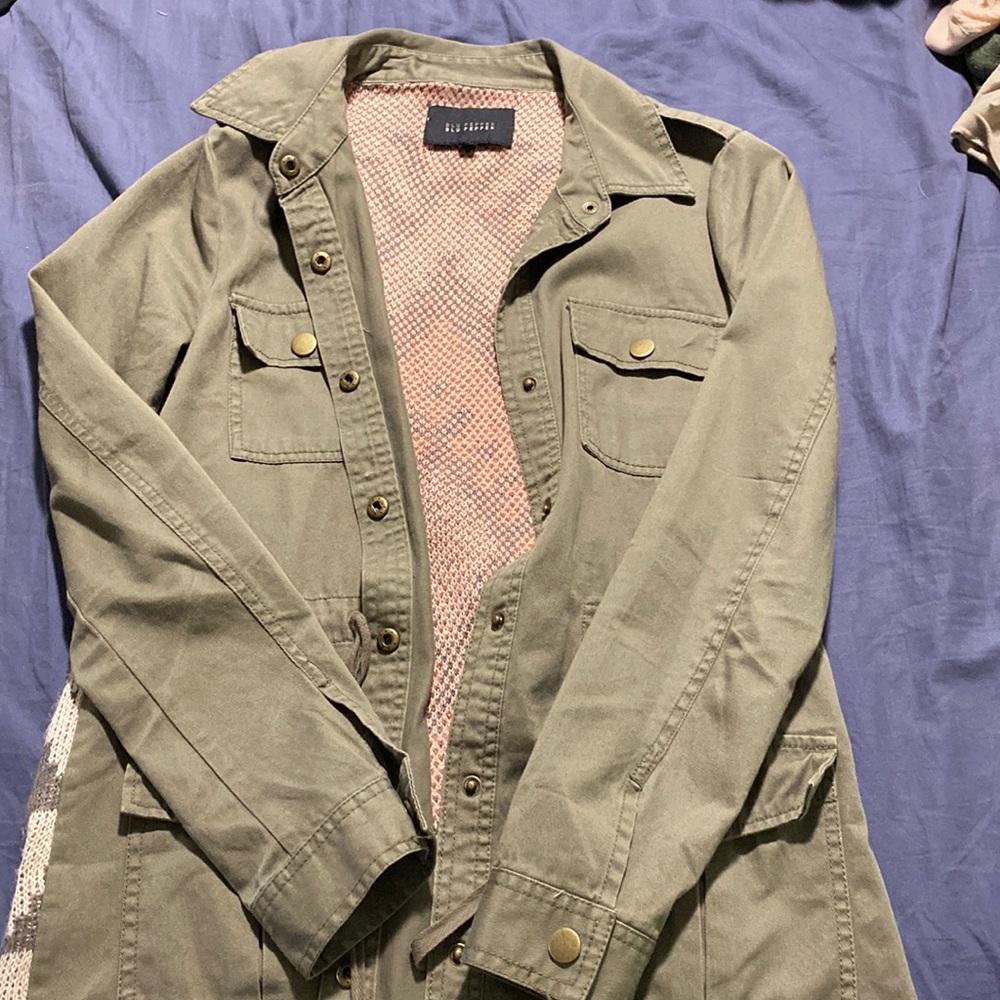 Utility-Sweater back jacket